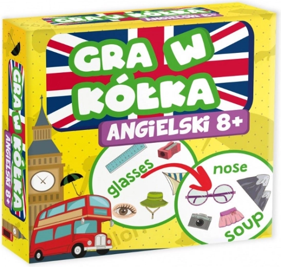 Gra karciana Kółka – angielski 8+