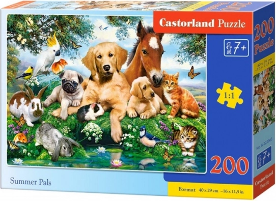 Puzzle 200 elementów Summer Pals