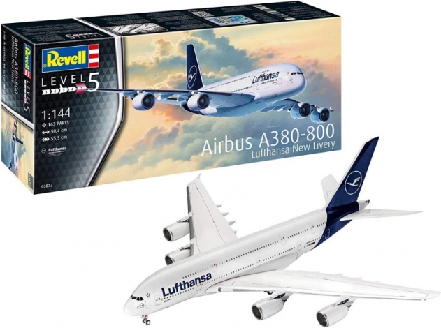 Plastikowy model Airbus A380-800 Lufthansa – nowe malowanie