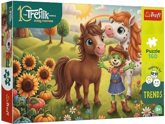 Puzzle Trefl 160 elementów Kucyk (Rodzina Treflików)