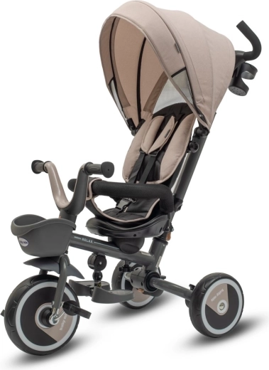 Dziecięcy trójkołowiec Baby Mix 5w1 Relax 365° beżowy