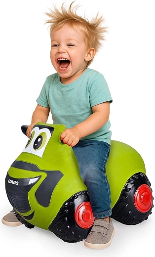 Nadmuchiwany traktor do skakania CLAAS HoppyDoo z pompką