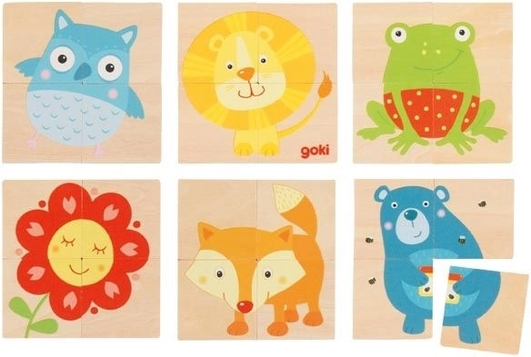 Goki drewniane karemo zwierzątka