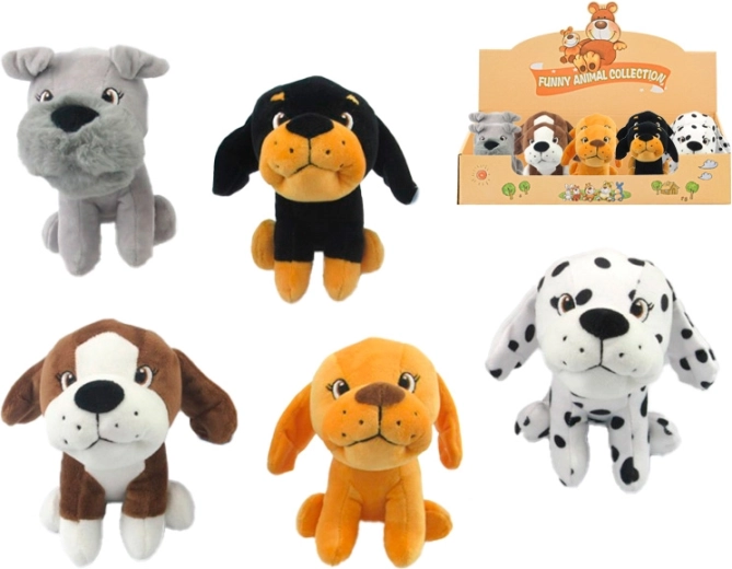 Pluszowy piesek 13 cm – miękki przyjaciel dla dzieci od urodzenia