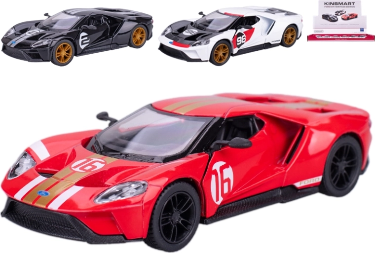 Metalowy model auta Ford GT Heritage Edition 1:38 Kinsmart