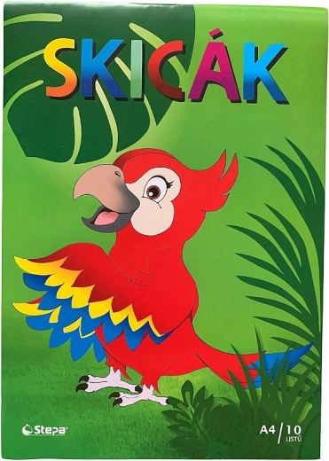 Szkicownik A4 10 arkuszy 180 g/m²