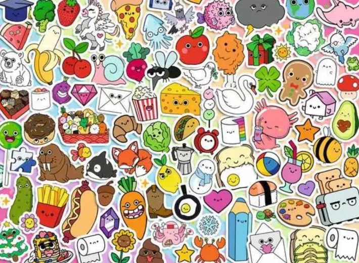 Ravensburger puzzle Kolaż pełen chaosu 500 elementów