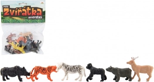 Mini Safari ZOO Zestaw Plastikowych Zwierzątek