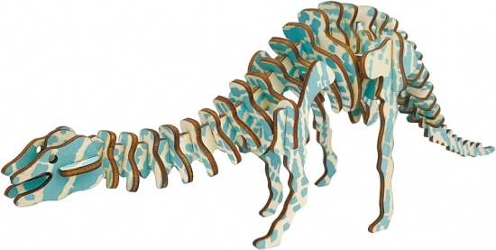 Drewniane 3D puzzle Diplodocus