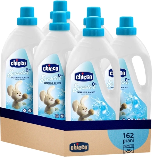 Chicco delikatny żel do prania Sensitive 1,5 l – korzystne opakowanie 6×