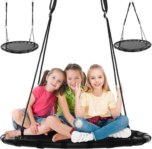 Huśtawka Bocianie Gniazdo 100 cm czarna