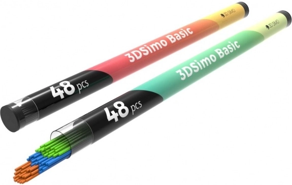 Filament PCL do długopisu 3D Basic – zielony, niebieski, brązowy (15 m)