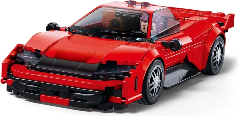 Sluban ModelBricks czerwony samochód sportowy 1:32