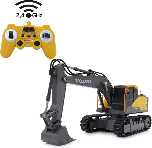 Zdalnie sterowana koparka gąsienicowa Volvo EC160E w skali 1:26