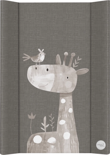 Ceba Baby twarda mata do przewijania na łóżeczko 50 × 70 cm basic friendly giraffe