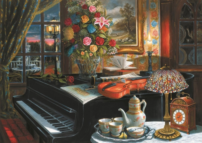 Puzzle 2000 elementów Dźwięki muzyki