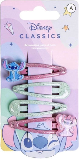Zestaw spinek do włosów Lilo i Stitch (4 szt.)