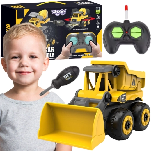Woopie zdalnie sterowany buldozer budowlany DIY
