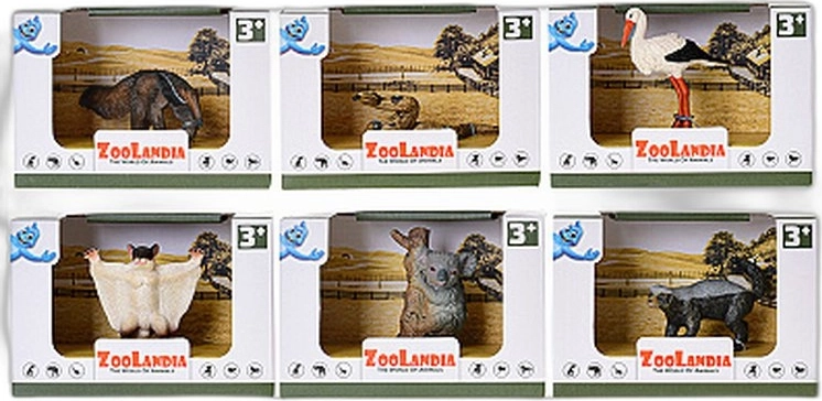 Zoolandia safari zwierzątko figurka (6 rodzajów) - 1 sztuka