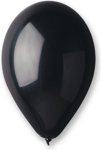 Metaliczne lateksowe balony 10" czarne