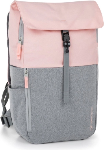 Bagmaster SUNNY 25 A – miejski plecak pastelowy różowy