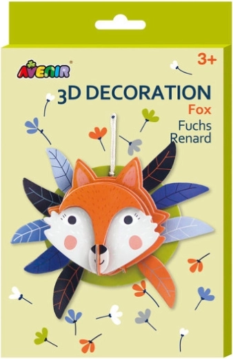 3D dekoracja lis do zawieszenia