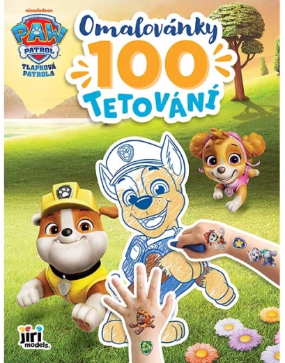Kolorowanka i 100 tatuaży Paw Patrol Psi Patrol