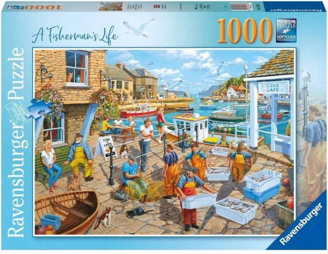 Puzzle Ravensburger Życie rybaka 1000 elementów