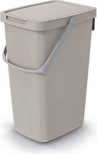 Kosz na śmieci 20 l jasnobrązowy SYSTEMA Q COLLECT