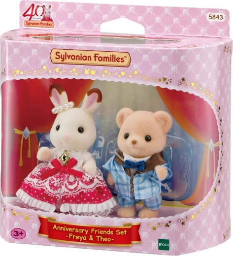 Sylvanian Families przyjęcie urodzinowe z okazji 40. rocznicy Freya i Theo - 2 szt.