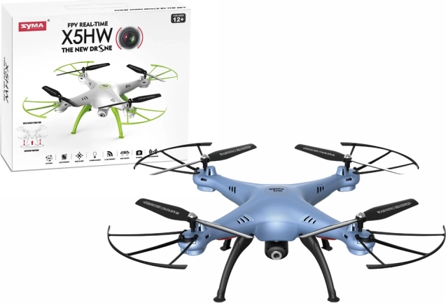 SYMA X5HW Dron zdalnie sterowany niebieski