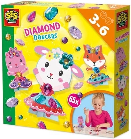 SES Creative Diamond dancers – kreatywny zestaw z diamentowymi naklejkami