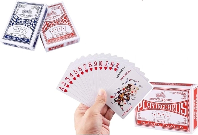 Plastikowe karty do gry, 54 sztuki