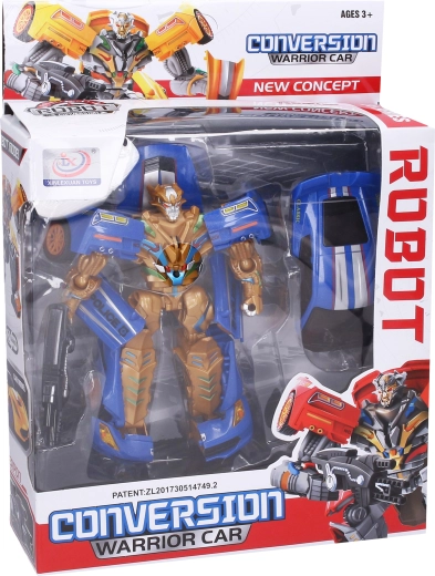 Robot Warrior z efektami świetlnymi i dźwiękowymi 21 cm - 1 sztuka