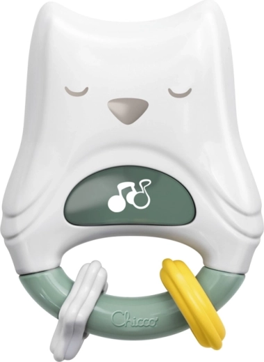 Chicco grzechotka i lampka nocna sówka 2w1