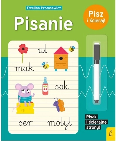 Pisanie – pisz i ścieraj (zeszyt ćwiczeń)