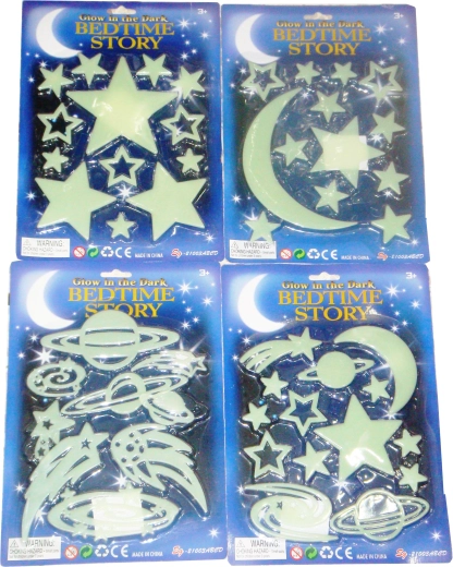 Świecące naklejki nocne niebo – 4 rodzaje