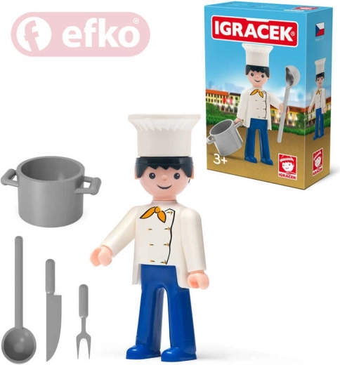 EFKO Igráček kucharz z akcesoriami w pudełku