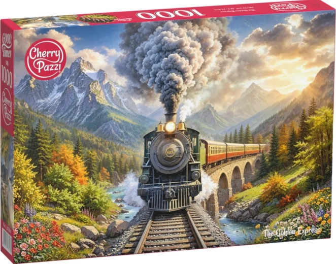 Puzzle Cherry Pazzi Złoty ekspres, 1000 elementów