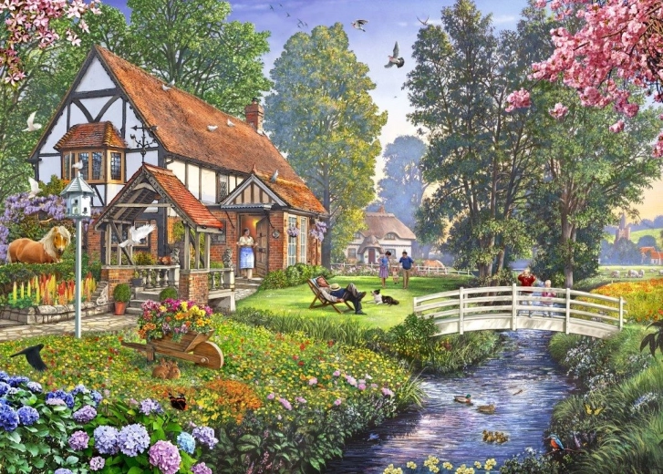 Puzzle Spokojna niedziela 500 elementów BLUEBIRD