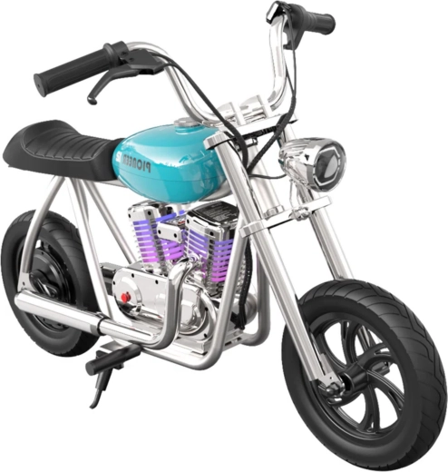 Dziecięcy elektryczny motocykl HYPER GOGO Pioneer 12 Plus APP niebieski