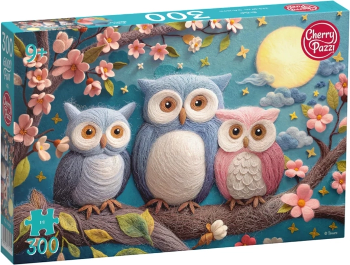 Puzzle Cherry Pazzi Urocze sówki 300 elementów