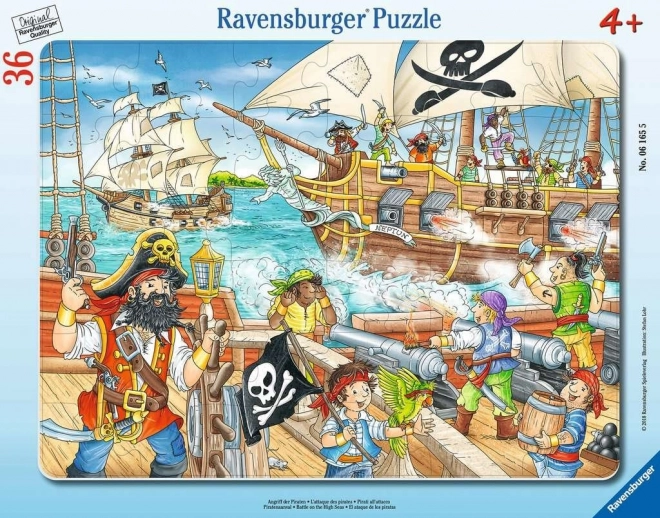 Ravensburger puzzle Bitwa na otwartym morzu 36 elementów