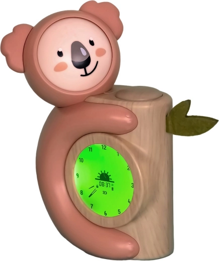 Pabobo dziecięcy budzik i trener snu Koala z lampką