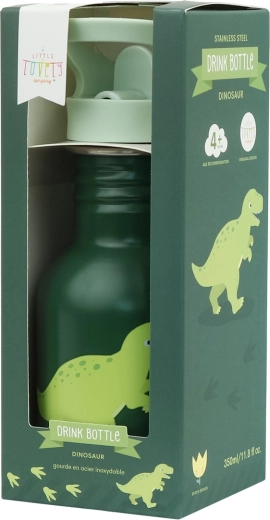 A Little Lovely Company nierdzewna butelka do picia dinozaur 350 ml