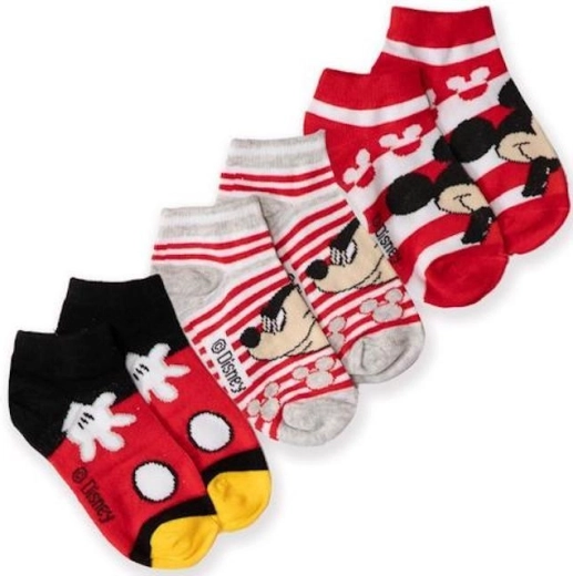 Zestaw niskich skarpetek Mickey Mouse – 3 pary