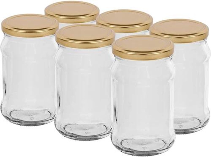 Słoiki do wekowania z pokrywką 300 ml Twist, zestaw 6 szt.