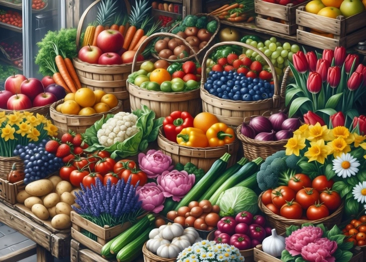 Puzzle Alipson Stragan ogrodnika 500 elementów