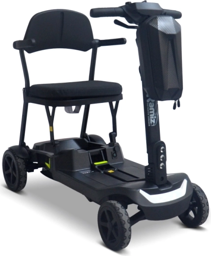 Elektryczny czterokołowy skuter dla seniorów SeniorStar – czarny