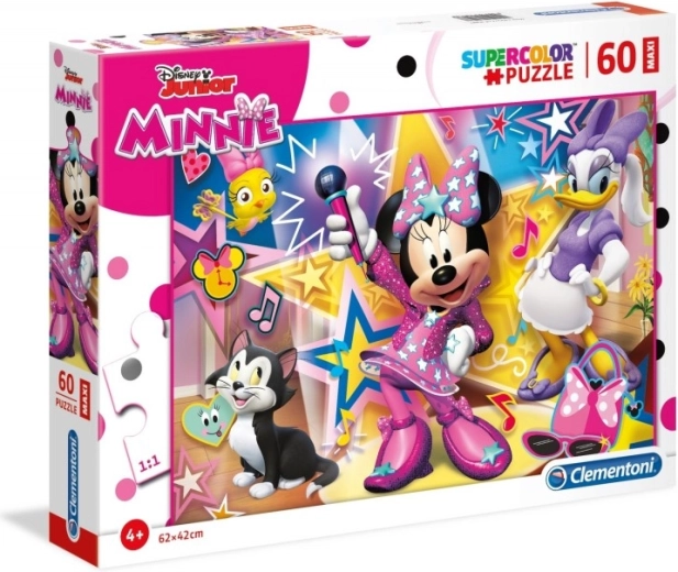 Puzzle 60 elementów MAXI Minnie Happy Helpers